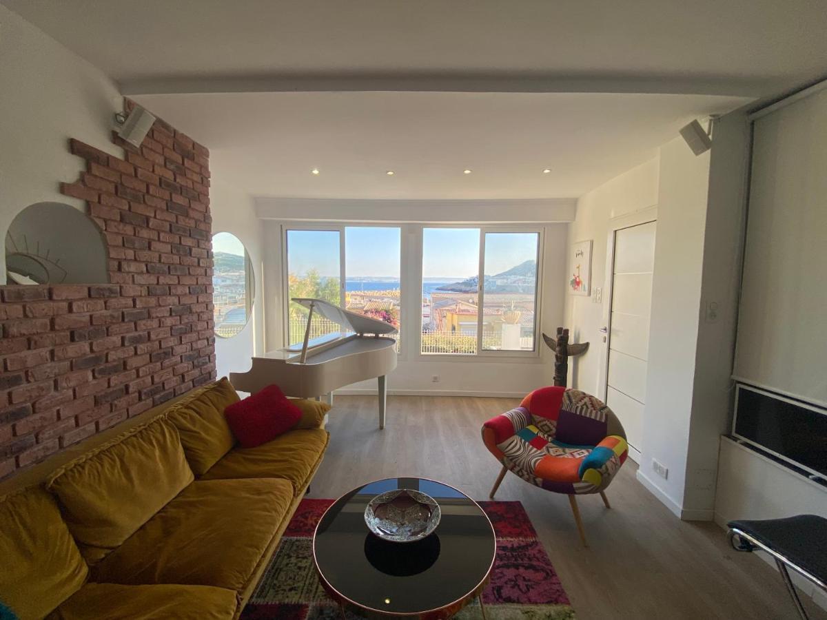 Au Coeur Du Parc National Du Massif Des Calanques, La Flibuste Des Goudes, Maison 2 Chambres, Climatisee, Jardins, Solarium, Proche Plage, Large Vue Mer 마르세유 외부 사진
