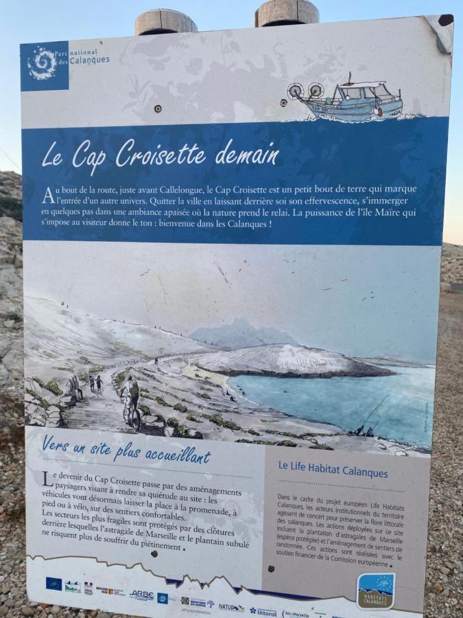 Au Coeur Du Parc National Du Massif Des Calanques, La Flibuste Des Goudes, Maison 2 Chambres, Climatisee, Jardins, Solarium, Proche Plage, Large Vue Mer 마르세유 외부 사진