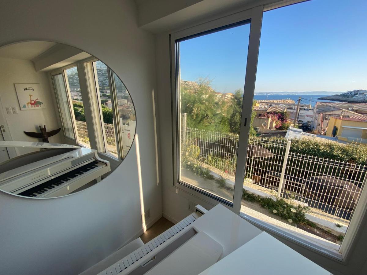 Au Coeur Du Parc National Du Massif Des Calanques, La Flibuste Des Goudes, Maison 2 Chambres, Climatisee, Jardins, Solarium, Proche Plage, Large Vue Mer 마르세유 외부 사진