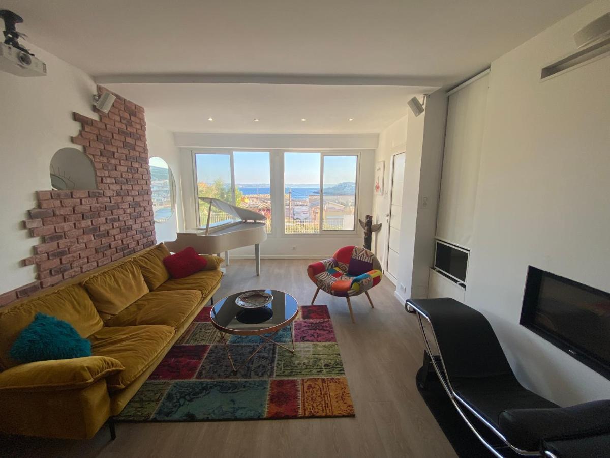 Au Coeur Du Parc National Du Massif Des Calanques, La Flibuste Des Goudes, Maison 2 Chambres, Climatisee, Jardins, Solarium, Proche Plage, Large Vue Mer 마르세유 외부 사진
