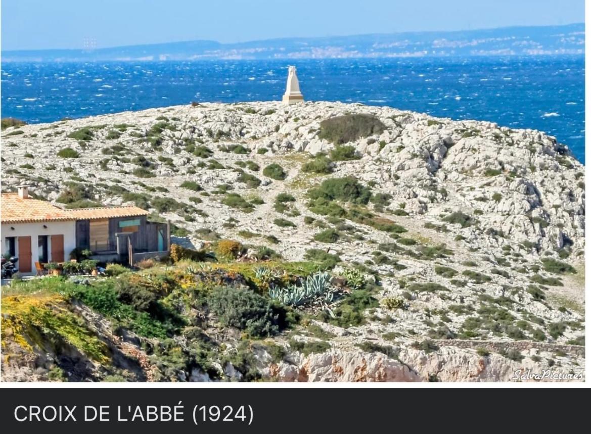 Au Coeur Du Parc National Du Massif Des Calanques, La Flibuste Des Goudes, Maison 2 Chambres, Climatisee, Jardins, Solarium, Proche Plage, Large Vue Mer 마르세유 외부 사진